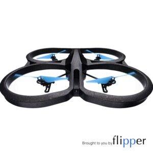 Parrot AR.Drone 2.0 Quadricopter Controlled by iPod Touch